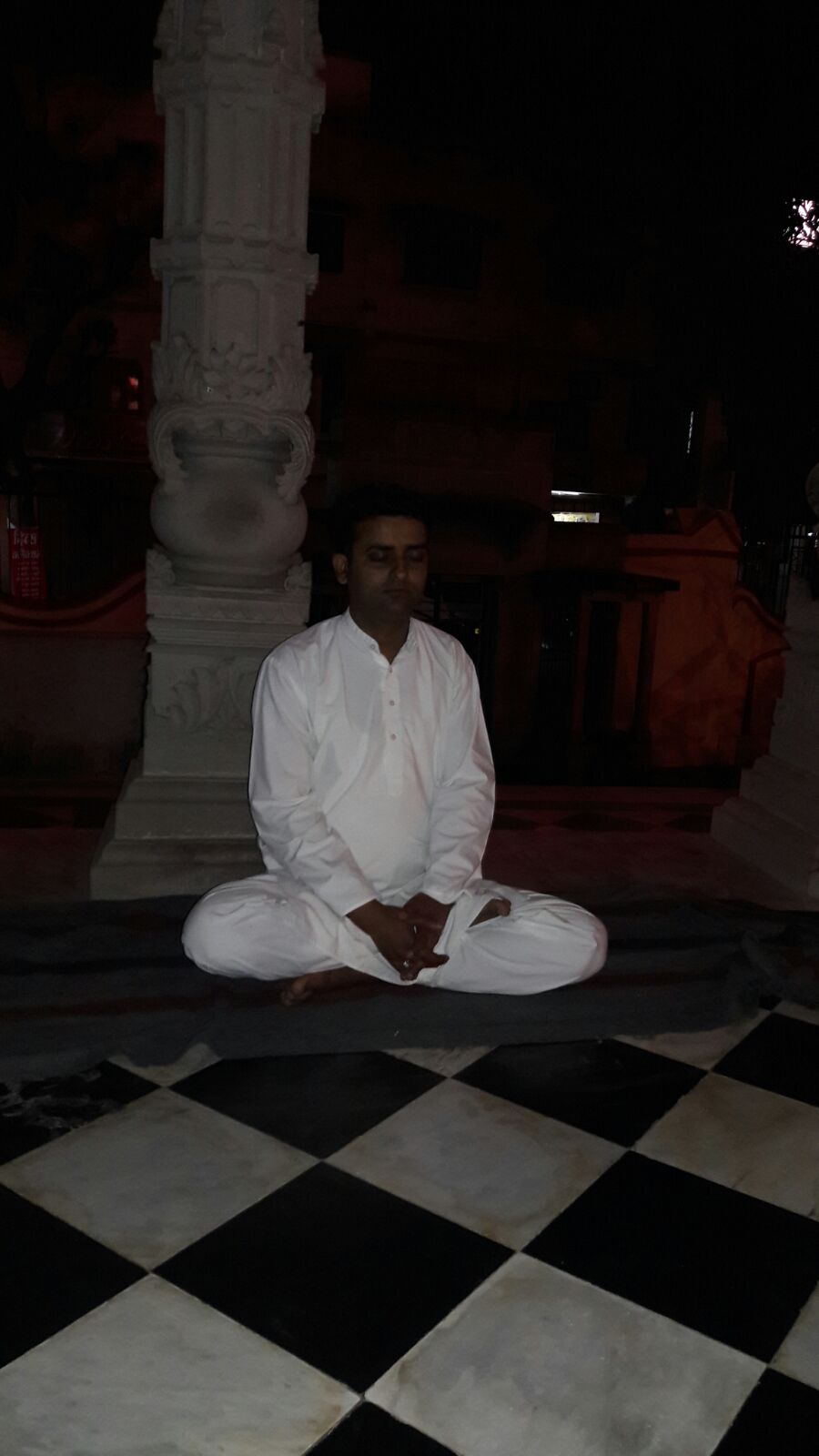 Night Meditation at Harihar Ashram Haridwar